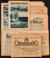 1922-1939 Vegyes újság Tétel, 11 Db, Nagyrészt Budapesti Hírlap, Valamint 2 Db Képes Pesti Hírlap, 1 Db 8 Órai Újság, Kö - Unclassified