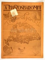 1929 A Haszonbaromfi C. újság 1., Induló Száma, Szaksajtó Kiállítás Alkalmi Bélyegzésével, Nagy-Magyarországos Címlappal - Ohne Zuordnung