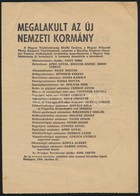 1956 3 Db Forradalmi Röplap, Köztük A Nagy Imre Kormány Megalakulása, A Diákság Kiállása Nagy Imre Mellett. - Unclassified