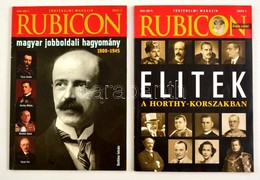 2007-2009 Rubicon, 2007/4-5. Sz. Elitek A Horthy-korszakban, 2009/1-2. Sz. Magyar Jobboldali Hagyomány. 1900-1945. - Unclassified