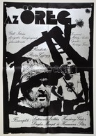1975 Révész Antal (1931-): Az öreg, Magyar Film Plakát, Rendezte: Révész György, Főszerepben: Latinovits Zoltán, Harsány - Sonstige & Ohne Zuordnung