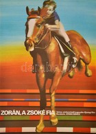 1981 Szyksznian Wanda (1948-): Zorán, A Zsoké Fia, Jugoszláv Ifjúsági Film Plakát, Rendezte: Jovan Rancic, Hajtásnyommal - Other & Unclassified