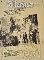 1981 Szilvásy Nándor (1927-2011): A Terasz I-II. Olasz-francia Film Plakát, Rendezte: Ettore Scola, Hajtásnyommal, 59x42 - Other & Unclassified