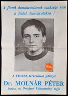 'FIDESZ Terézvárosi Jelöltje' - Választási Plakát, Hajtott, 58,5×41,5 Cm - Other & Unclassified