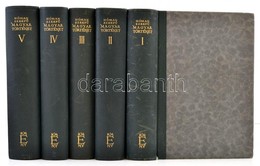 Hóman Bálint-Szekfű Gyula: Magyar Történet. I-V. Kötet. Bp., 1935-1939, Kir. Magyar Egyetemi Nyomda. Kiadói Félbőr-kötés - Unclassified