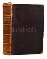 Weninger Vince: Politikai Számtan. Második Kiadás. Bp., 1869, Athenaeum. Korabeli Félbőr Kötésben 620p. - Ohne Zuordnung