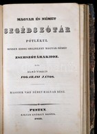 Alsó-viszti Fogarasi János: Magyar és Német Segédszótár, Pótlékul Minden Eddig Megjelent Magyar-német Zsebszótárakhoz. I - Ohne Zuordnung
