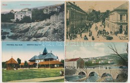 ** * 28 Db RÉGI Délvidéki Városképes Lap / 28 Pre-1945 Croatian, Serbian, Slovanian Town-view Postcards - Unclassified