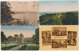 * 17 Db RÉGI Magyar Városképes Lap, Sok Budapest, Balaton, Sopron / 17 Pre-1945 Hungarian Town-view Postcards, Many Buda - Ohne Zuordnung