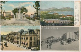 9 Db RÉGI Dél-amerikai Városképes Lap / 9 Pre-1945 Town-view Postcards From South-America - Unclassified