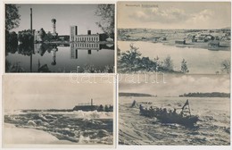 ** * 7 Db RÉGI Finn Városképes Lap / 7 Pre-1945 Town-view Postcards From Finland - Unclassified