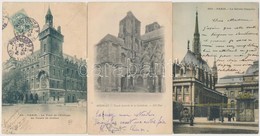 6 Db RÉGI Francia Városképes Lap / 6 Pre-1910 French Town-view Postcards - Ohne Zuordnung