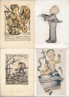 ** 30 Db RÉGI Hummel Művész Képeslap Gyerekekkel / 30 Pre-1945 Art Postcards With Children, Signed By Hummel - Unclassified