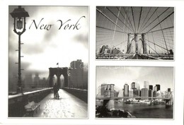 ** * 44 Db MODERN Amerikai Városképes Lap / 44 Modern American Town-view Postcards - Unclassified