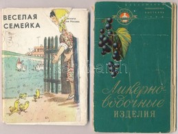 ** 1 Db MODERN Szovjet Mese Képeslap Sorozat 18 Lappal és Egy Szovjet Reklám Prospektus / A Modern Soviet Postcard Serie - Unclassified