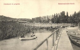 T2 Balatonalmádi-fürdő, Csónakpark és Gyógyház. Fodor Ferenc Kiadása - Non Classés