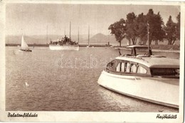 * T2/T3 Balatonföldvár, Hajókikötő, 'Vadliba' Motoros Yacht (Rb) - Non Classés