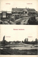 T2 1912 Berhida, Szőlőhegy, Lakath Villa, Séd Folyó, Országút - Unclassified
