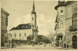 T2/T3 1928 Budapest I. Krisztina Tér, Római Katolikus Templom, Pesti Hazai Első Takarékpénztár Egyesület.  Rökel Felvéte - Unclassified