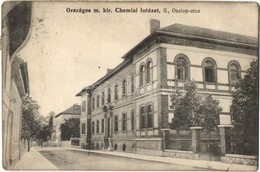 T2/T3 1926 Budapest II. Oszlop Utca (ma Keleti Károly Utca), Országos M. Kir. Chemiai (Kémiai) Intézet (fl) - Non Classés