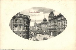 T2 1912 Budapest VIII. József Körút, Villamos - Ohne Zuordnung