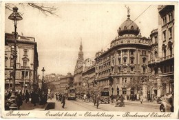 ** T2/T3 Budapest VIII. Erzsébet Körút (Blaha Lujza Tér), Villamosok, Autótaxi állomás (EK) - Non Classés