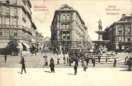 ** T2/T3 Budapest VIII. Baross Utca és Üllői út, Kálvin Tér, Villamos, Gyógyszertár, Szökőkút, Calvin Kávéház, Vendéglő, - Ohne Zuordnung