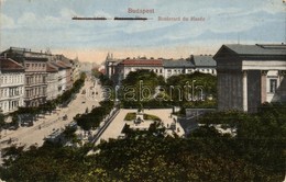 ** T4 Budapest VIII. Múzeum Körút, Nemzeti Múzeum, Villamos (vágott / Cut) - Non Classés