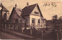 T2/T3 1912 Budapest XI. Balogh Tihamér Utca 7. Villa A Gellérthegyen  (EK) - Unclassified