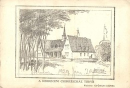 T2/T3 Debrecen, A Debreceni Cserkészház Terve. Rajzolta Györgyi Dénes, Kiadja A Cserkészház-alap Javára A IX. Cserkészke - Non Classés