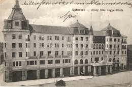 * T3 1916 Debrecen, Arany Bika Szálloda. Kiadja Thaisz A. (Rb) - Non Classés