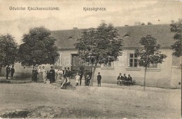 * T2/T3 1910 Ráckeresztúr, Községháza. Kiadja Frida és Társa (Rb) - Unclassified