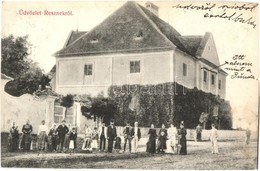 * T4 1907 Resznek (Rédics Mellett), Tauber Kastély (vágott / Cut) - Unclassified