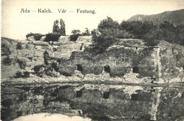 ** T1/T2 Ada Kaleh, Vár / Festung / Castle - Képeslapfüzetből / From Postcard Booklet - Ohne Zuordnung