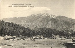 ** T2/T3 Brassó, Kronstadt, Brasov; Siebenbürgische Karpathen, Schuler (1802 M) Vom Tömöschtal Aus Gesehen. Verlag Karpa - Unclassified