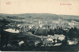 T2/T3 1910 Dés, Dej; Látkép. W. L. 375. / General View (EK) - Non Classés