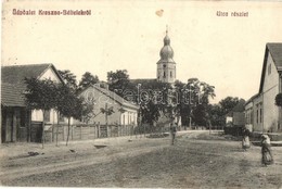 T2/T3 Krasznabéltek, Krasznabéltelek, Beltiug; Utcakép, Templom / Street View, Church (EK) - Ohne Zuordnung