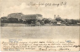 * T2/T3 1903 Lugos, Lugoj; Igazságügyi Palota, Nemes Kálmán Kiadása / Palace Of Justice (Rb) - Non Classés