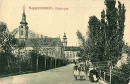 T2/T3 Nagyszentmiklós, Sannicolau Mare; Kishíd Utca, Templomok. W. L. Bp. 2108. Kiadja Wiener Náthán / Street View, Chur - Unclassified