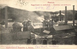 T2 1904 Resicabánya, Resita; Hochöfen Und Stahlwerke / Nagyolvasztó és Acélművek. Kiadja Braumüller L. / Steel Works, Bl - Unclassified