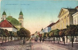 * T3 Szatmárnémeti, Szatmár, Satu Mare; Széchenyi Utca, Székesegyház / Street View, Cathedral (r) - Unclassified