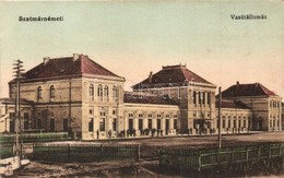 * T2 Szatmárnémeti, Satu Mare; Vasútállomás / Bahnhof / Railway Station - Unclassified