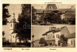 ** T2/T3 Székelyhíd, Sacueni; Református Templom, Gróf Studenberg Kastély, Községháza / Calvinist Church, Castle, Town H - Sin Clasificación