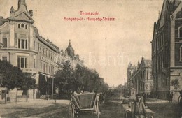 T2 Temesvár, Timisoara; Hunyady út, Délvidéki Kaszinó / Street, Casino - Unclassified