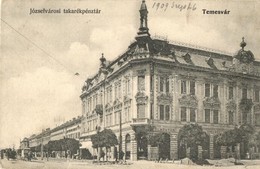 * T2/T3 1909 Temesvár, Timisoara; Józsefvárosi Takarékpénztár / Iosefin Savings Bank  (Rb) - Unclassified