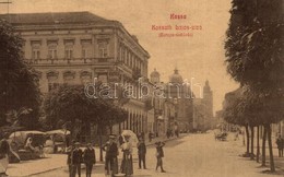 T2/T3 1909 Kassa, Kosice; Kossuth Lajos Utca, Fritsch Európa Szálloda, Piaci árusok. 16. / Street View, Hotel, Market Ve - Non Classés