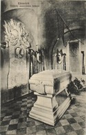 * T1/T2 Késmárk, Kezmarok; Thököly Mauzóleum Belső, Koporós / Mausoleum Interioe With Coffin - Non Classés