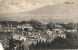 T4 1909 Késmárk, Kezmarok; Látkép, Thököly Vár. Kiadja Feitzinger Ede 910. 1906/16. / General View, Castle (EM) - Sin Clasificación