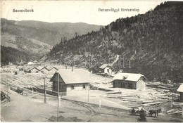 T2 Szomolnok, Schmölnitz, Smolník; Bekenvölgyi Fűrésztelep. Fried József Kiadása / Sawmill - Unclassified