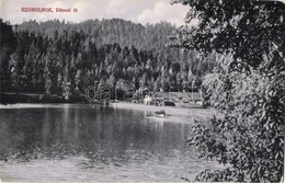 T2/T3 Szomolnok, Schmölnitz, Smolnik; Dénesi Tó. E.F.T. Zbornák Józsefné Kiadása / Lake (fa) - Ohne Zuordnung